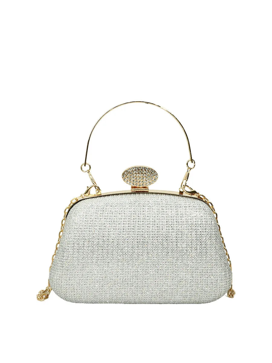 Dinner Shoulder Bag Stylish Evening Bag Wedding Clutch Handbag Black Ladies' Crossbody Bag For Dinner Event Formal Occasion