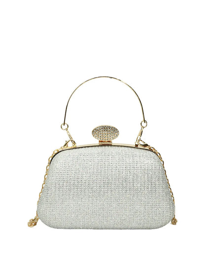 Dinner Shoulder Bag Stylish Evening Bag Wedding Clutch Handbag Black Ladies' Crossbody Bag For Dinner Event Formal Occasion