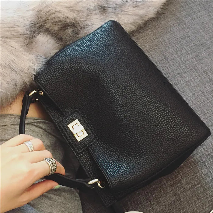 Women designer office tote bag large capacity bucket bag bussiness top handle bag handbag grey black green purple