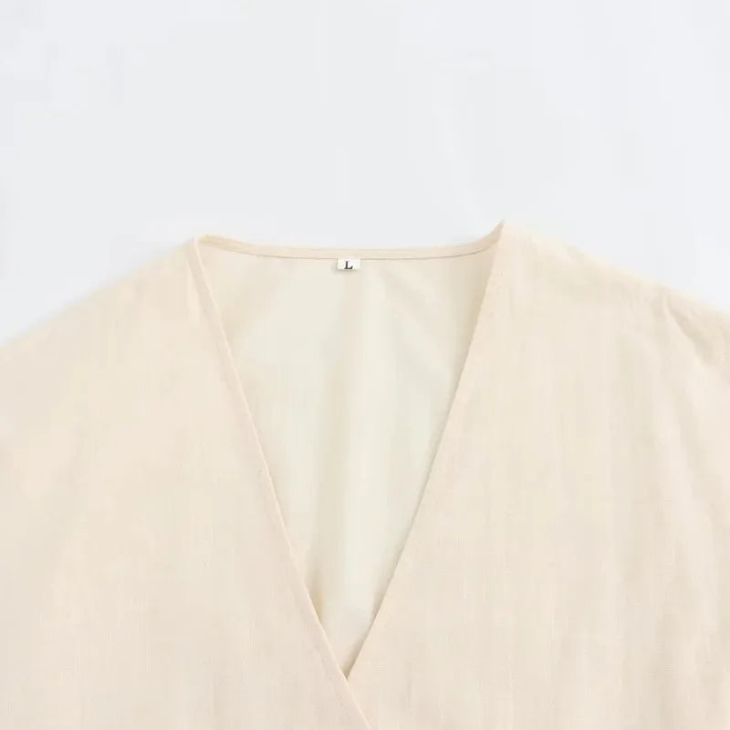 HXAO Woman Pants Set Two Pieces Tied Kimono Long Tops Pajama Baggy Pants Suits Summer Long Sleeve Women's Top And Bottom Set