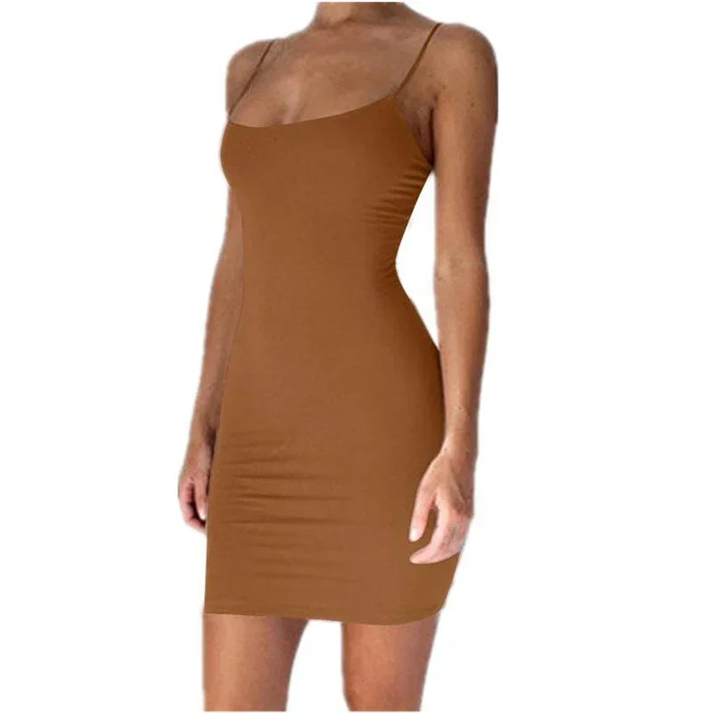 Spaghetti Strap Beach Dress