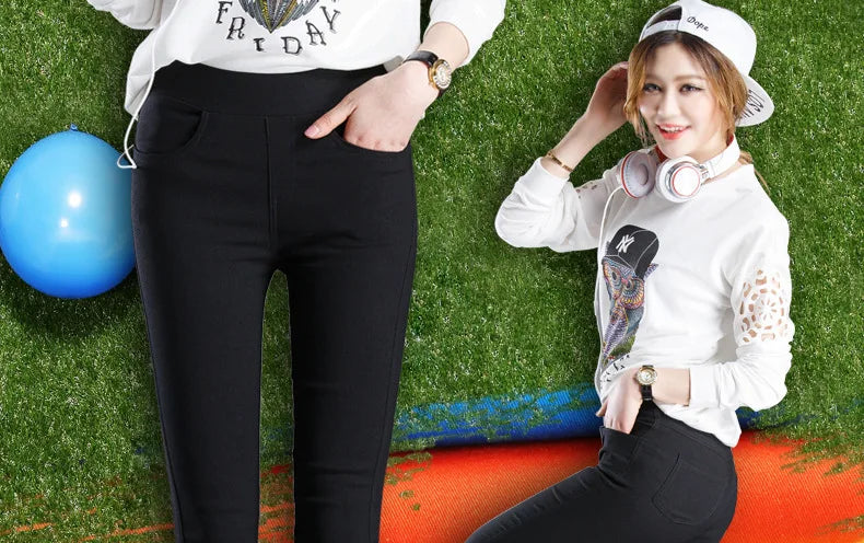 Elegant Slim Fit Leggings