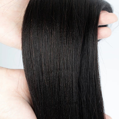 Light Yaki K Tip Hair Extensions Cuticles Remy Human Hair Pre Bonded Keratin Hot Fusion Hair Extensions 14-26 inch 1B Tip Hair