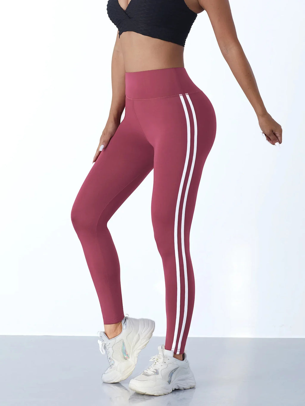 Striped Gym Leggings