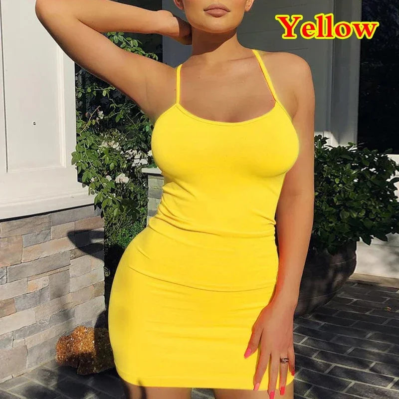 Spaghetti Strap Beach Dress