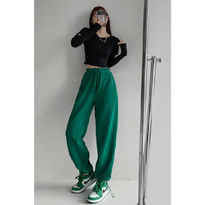 Joggers Women's Sweat Sports Pants 2025 Baggy Trendeez Casual Jogging Fashion Autumn Loose Trousers for Women Spring Sweatpants