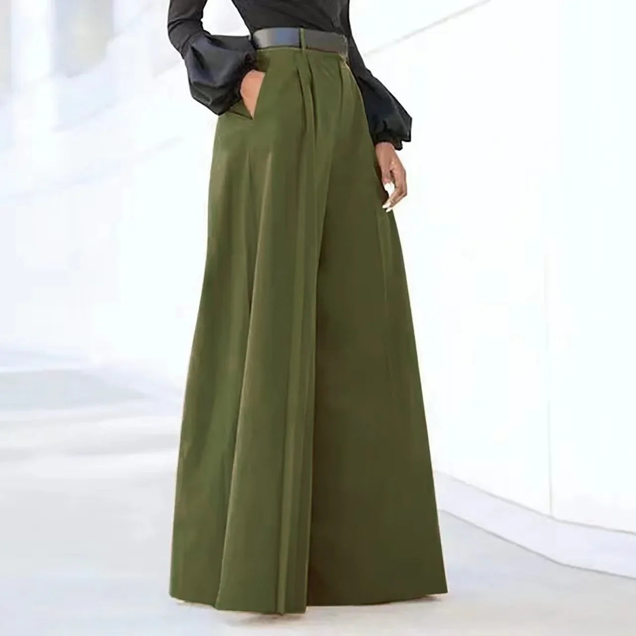 Wide Leg Pants For Women Pants For Women Palazzo Pants Summer Printed Cropped Linen Comfy Baggy Trousers With Tements Femme