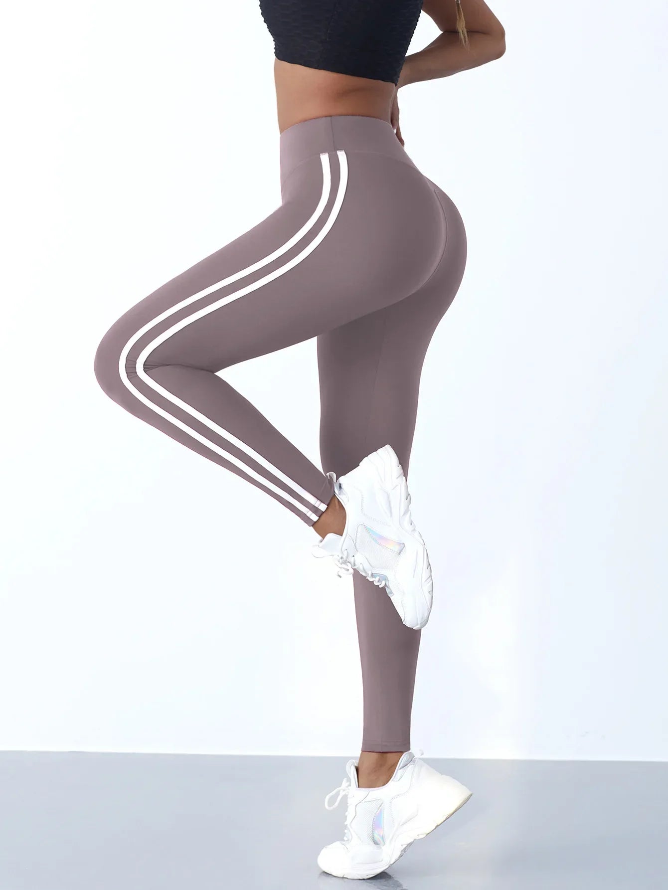 Striped Gym Leggings