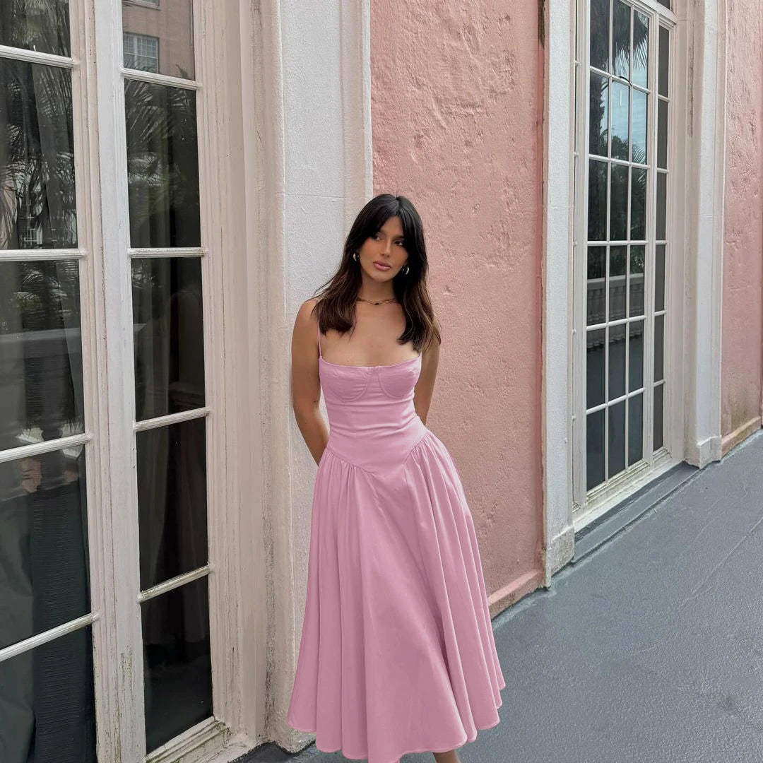 Fit and Flare Midi Dress