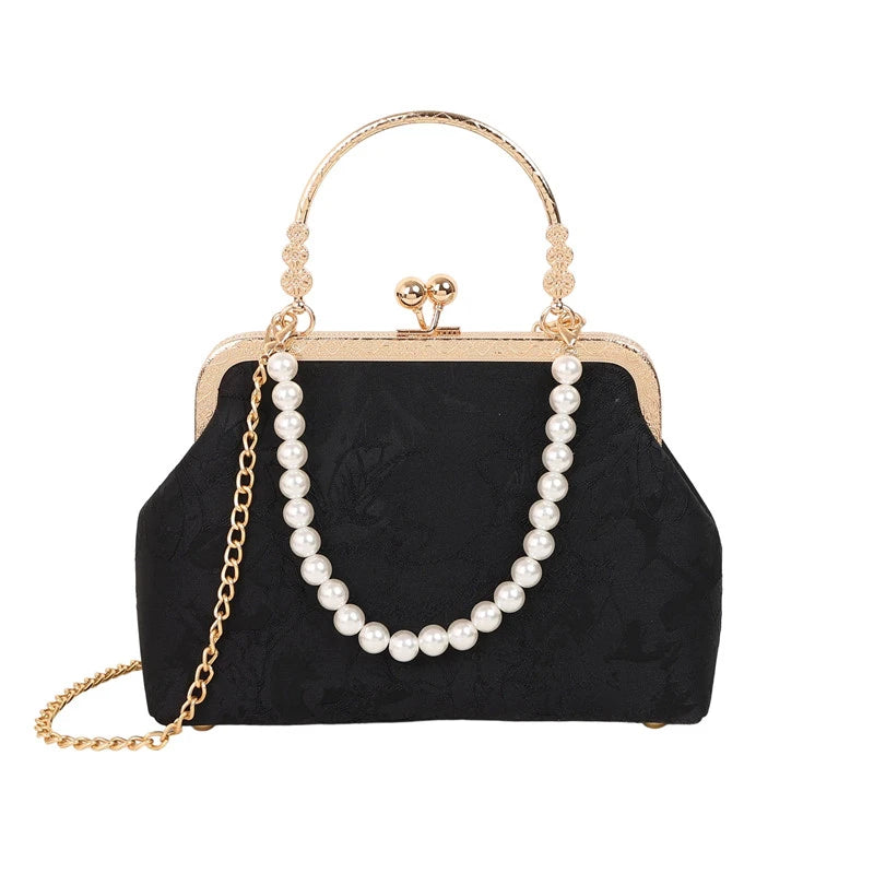 Vintage Pearl Evening Bag