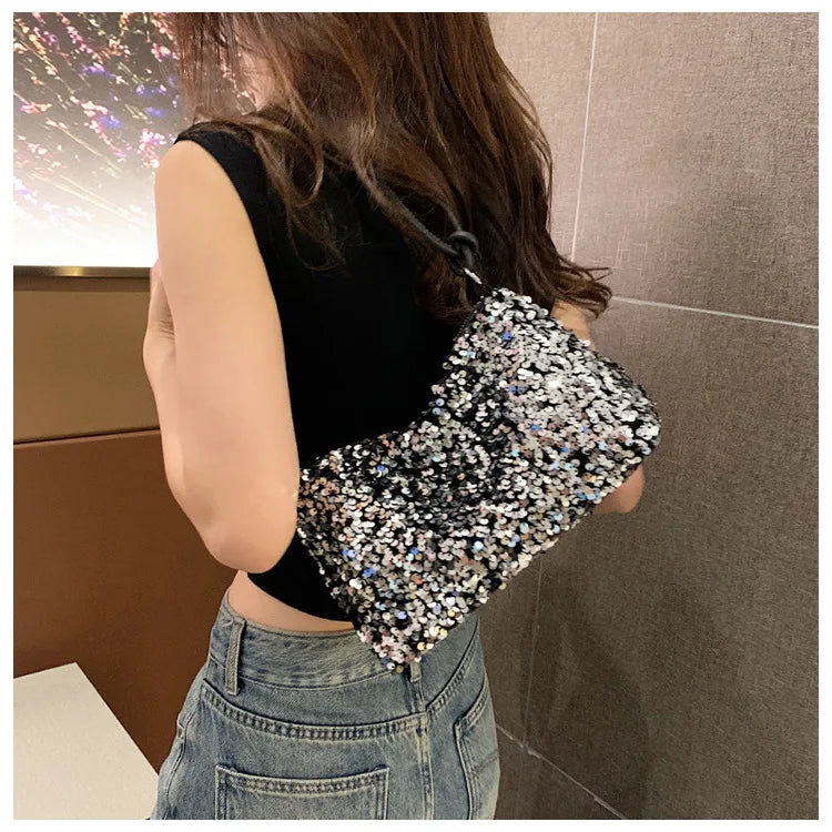 Hand Bag for Wedding Party Banquet Bag Clutch Bag Lady Sequin Luxury Party Evening Bag Fashion Wedding Bridal Dress Underarm Bag