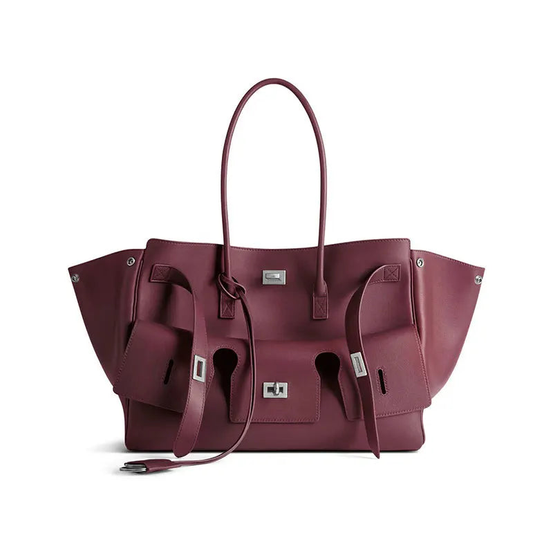 New Women's PU Leather Tote Bag Fashion Simple Ladies Handbag Female Large Capacity High Quality Shoulder Bag