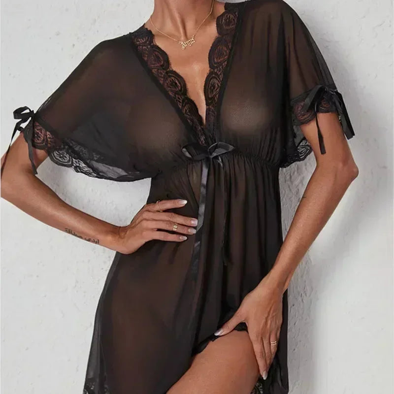Deep V Slip Nightdress