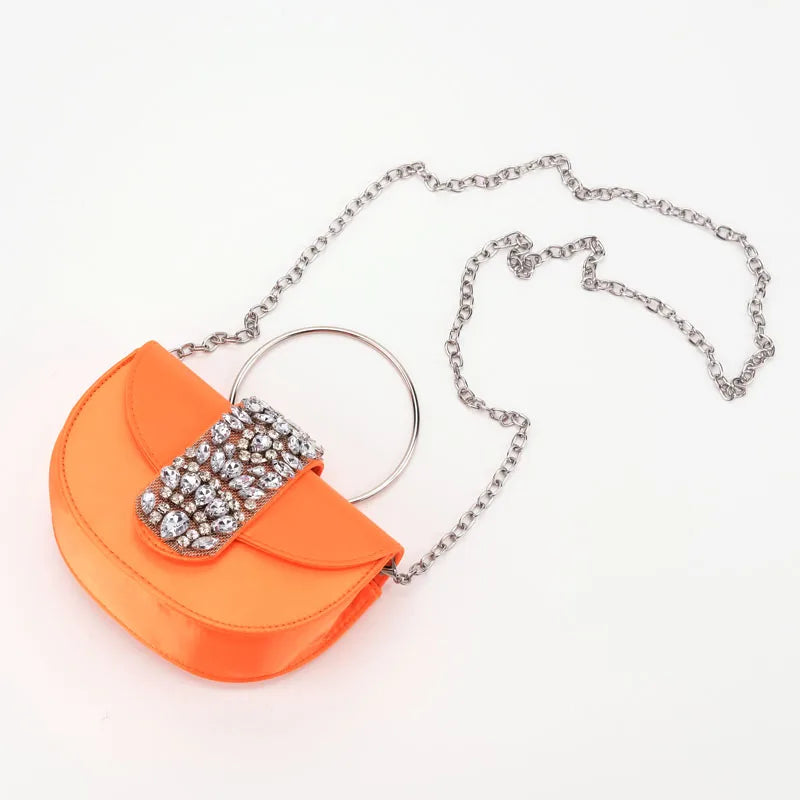 Women Luxury Evening Bags Shiny Rhinestone Clutch Money Purses Fashion Shoulder Bag Handbag Wedding Party Dinner Bag