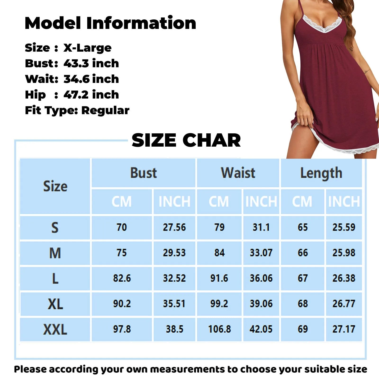 Ladies Spring Summer Sexy Backless Lace Sling Nightdress Deep V Neck Strap Adjustable Breathable Night Dress Thin Pajamas