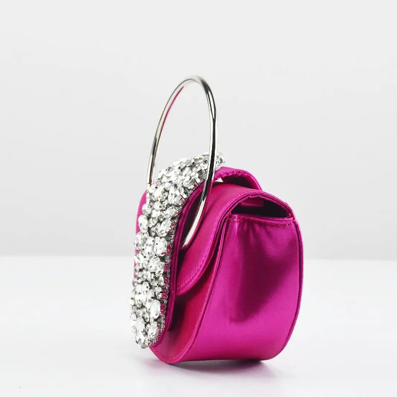 Women Luxury Evening Bags Shiny Rhinestone Clutch Money Purses Fashion Shoulder Bag Handbag Wedding Party Dinner Bag