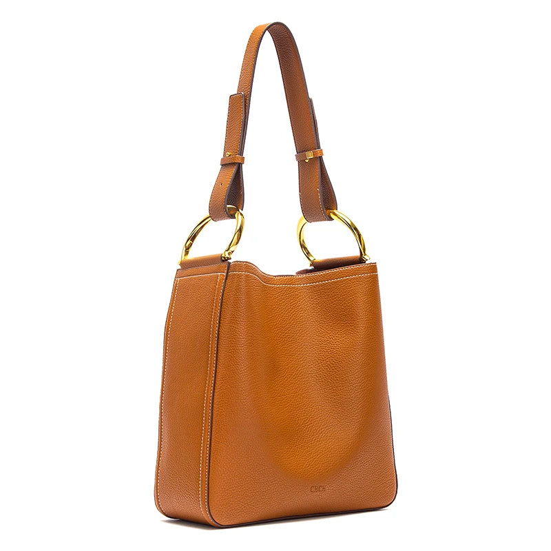Women's Tote Bag Autumn High Quality Simple Beige Texture Women's Business Commuter Shoulder Bag