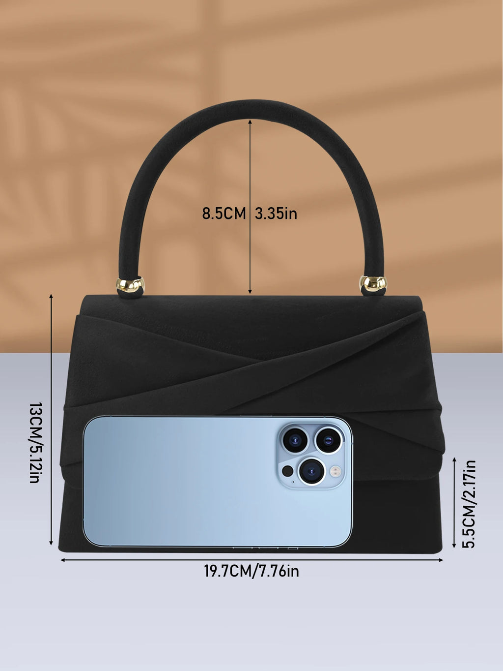 Fashionable and elegant plush design evening bag, trendy and versatile handbag suitable for all occasions, the best gift.