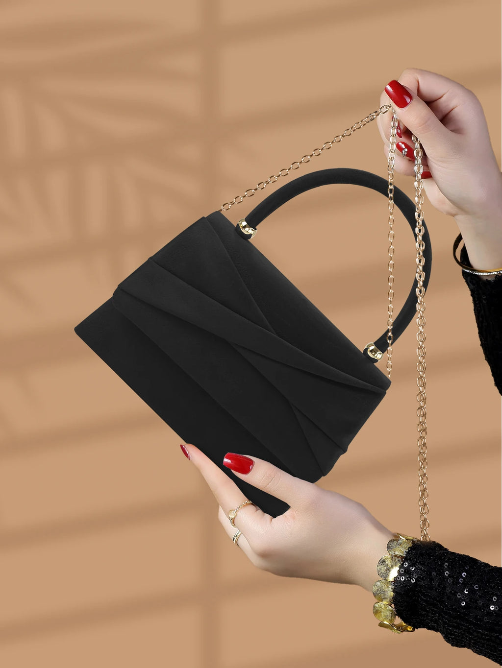 Fashionable and elegant plush design evening bag, trendy and versatile handbag suitable for all occasions, the best gift.
