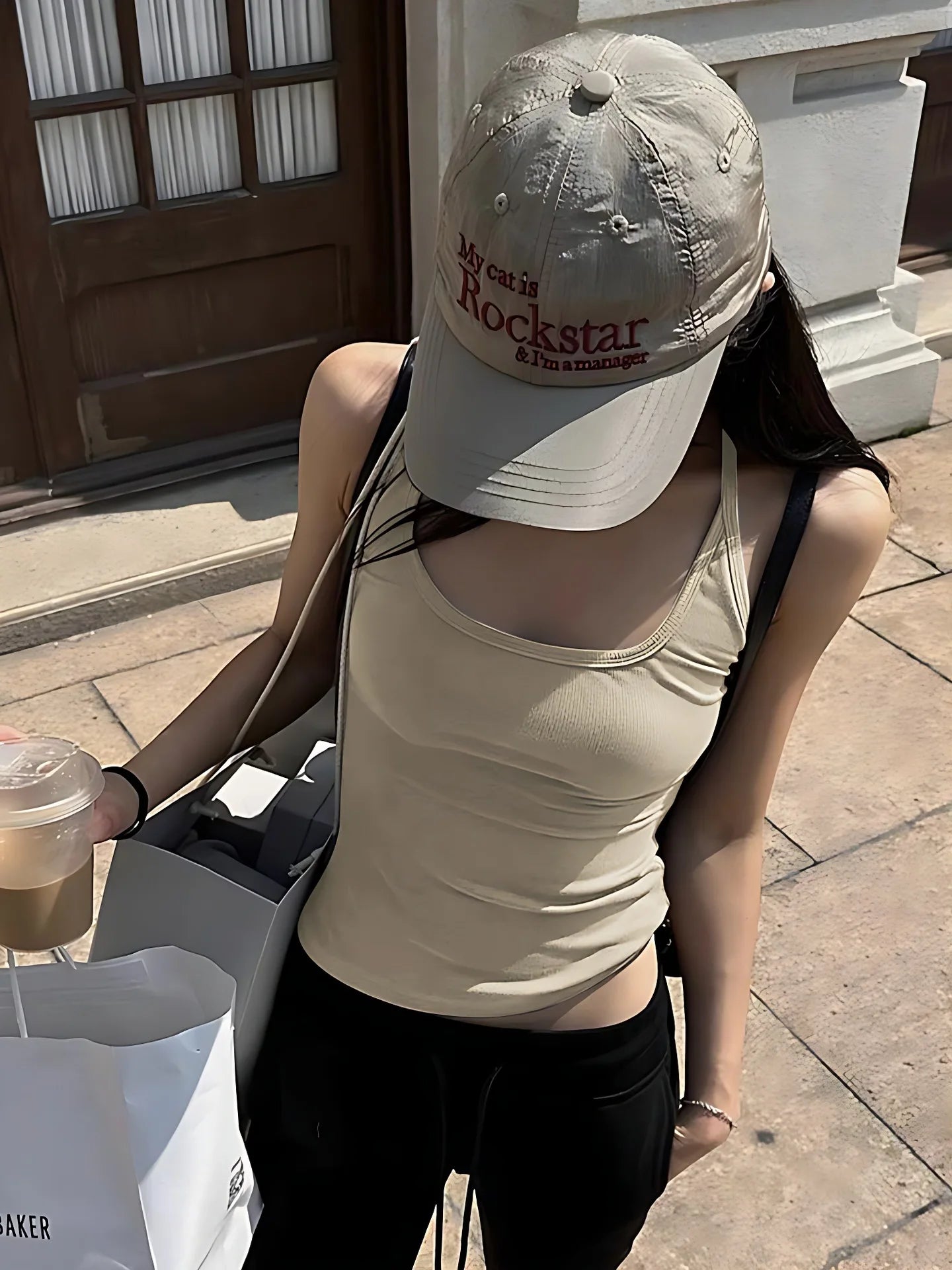 Square Collar Tank Top Spaghetti Strap Crop Top Women Edgy Clothes Y2k Accessories Sleeveless Camison Verano Sexy Top Streetwear