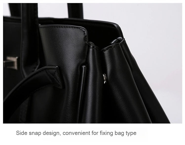 New Women's PU Leather Tote Bag Fashion Simple Ladies Handbag Female Large Capacity High Quality Shoulder Bag