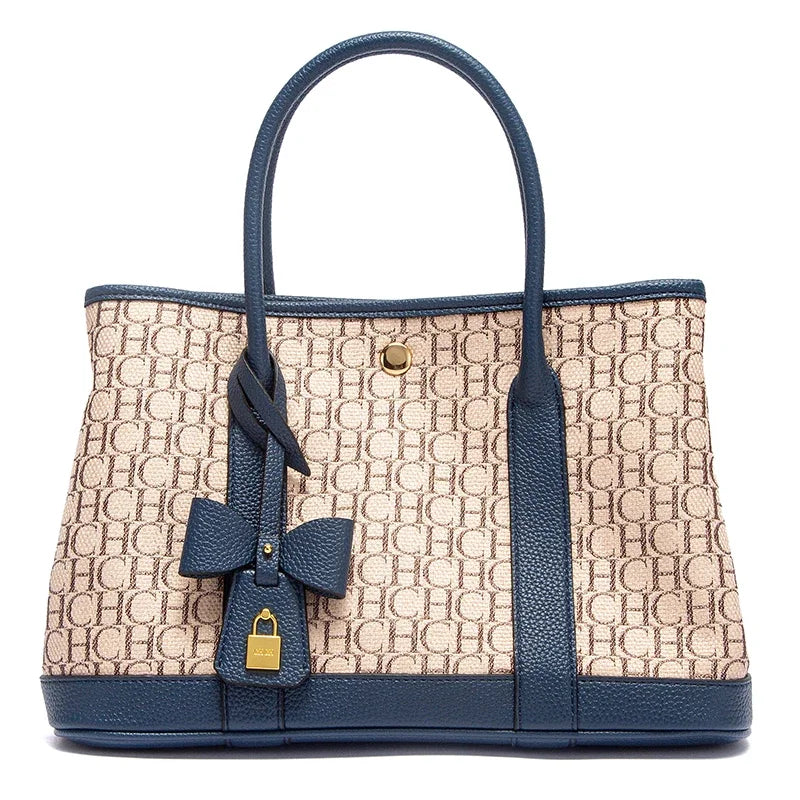 Fashion Classic Retro Women's Handbag Business Office Bow Accessory Design Women's New 2025 Shoulder Bag