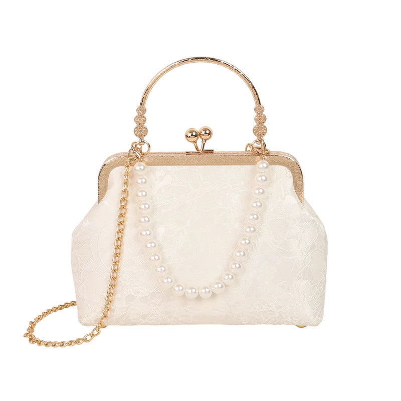 Vintage Pearl Evening Bag