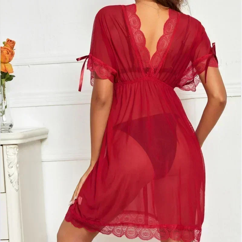 Deep V Slip Nightdress