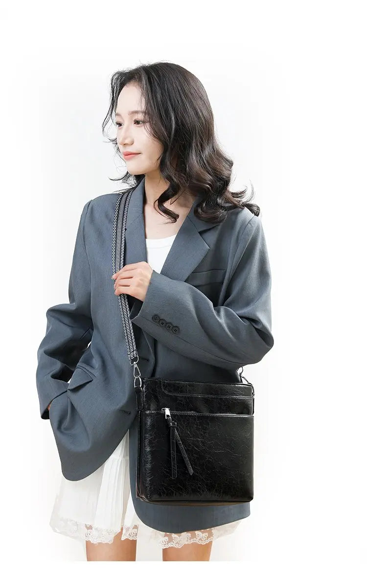 Women's Fashionable Tote Bag Made Of Fine Leather Featuring Magnetic Closure And Spacious Interior For Office Work Days
