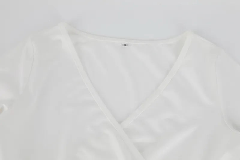 Sexy Bodysuits Shapeswear for women V-Neck Long Sleeve Tummy Control Slimming Abdomen Corset