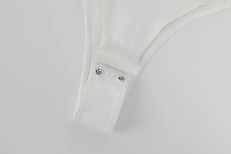 Sexy Bodysuits Shapeswear for women V-Neck Long Sleeve Tummy Control Slimming Abdomen Corset