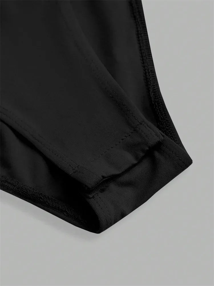 Solid Basic Short Sleeve Bodysuit for Women Summer Round Neck Bodycon Romper Bodysuit Blouse Streetwear