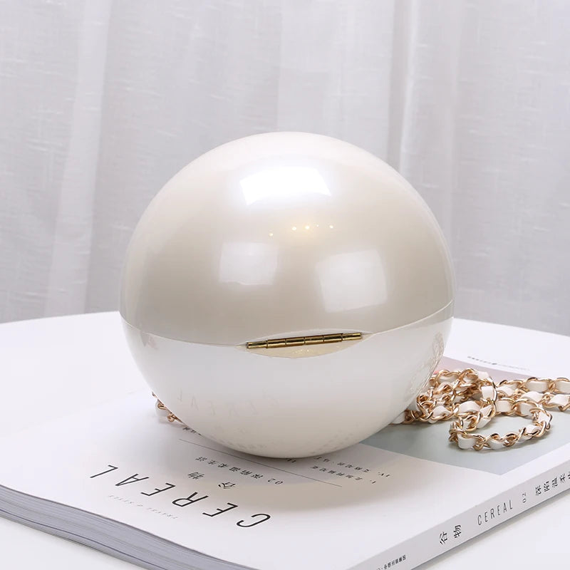 Round Pearl Crossbody