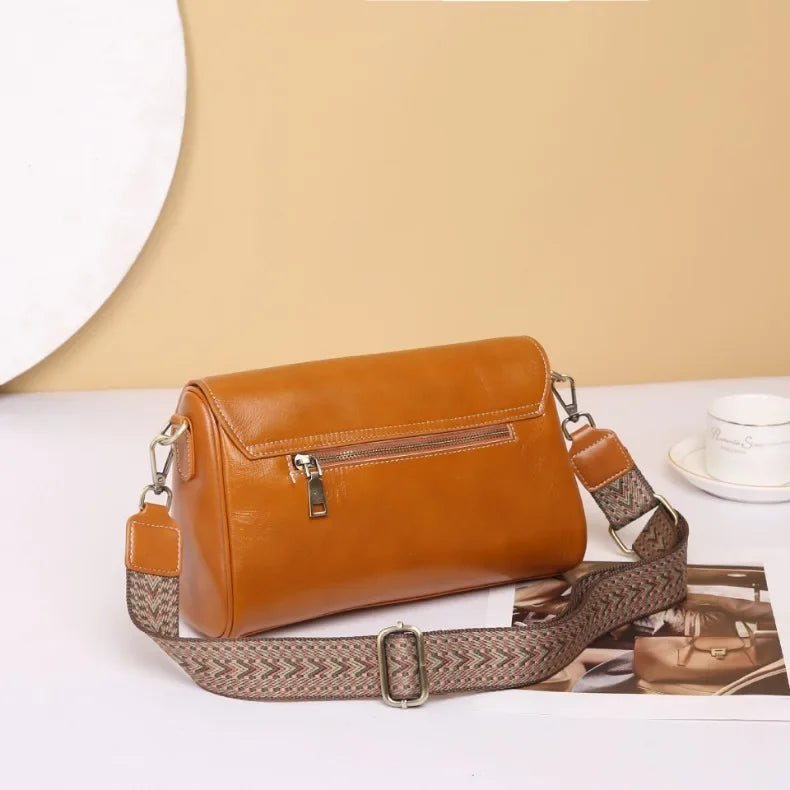 Women's Genuine Leather Shoulder & Crossbody Bag Minimalist Design for Office, Dinner & Weekend Outings Durable Everyday Handbag