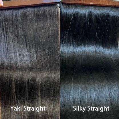 Light Yaki Straight 100% Raw Unprocessed Virgin Human Hair Extensions Wholesale for Black Human Hair Weave Bundle Salon Supply