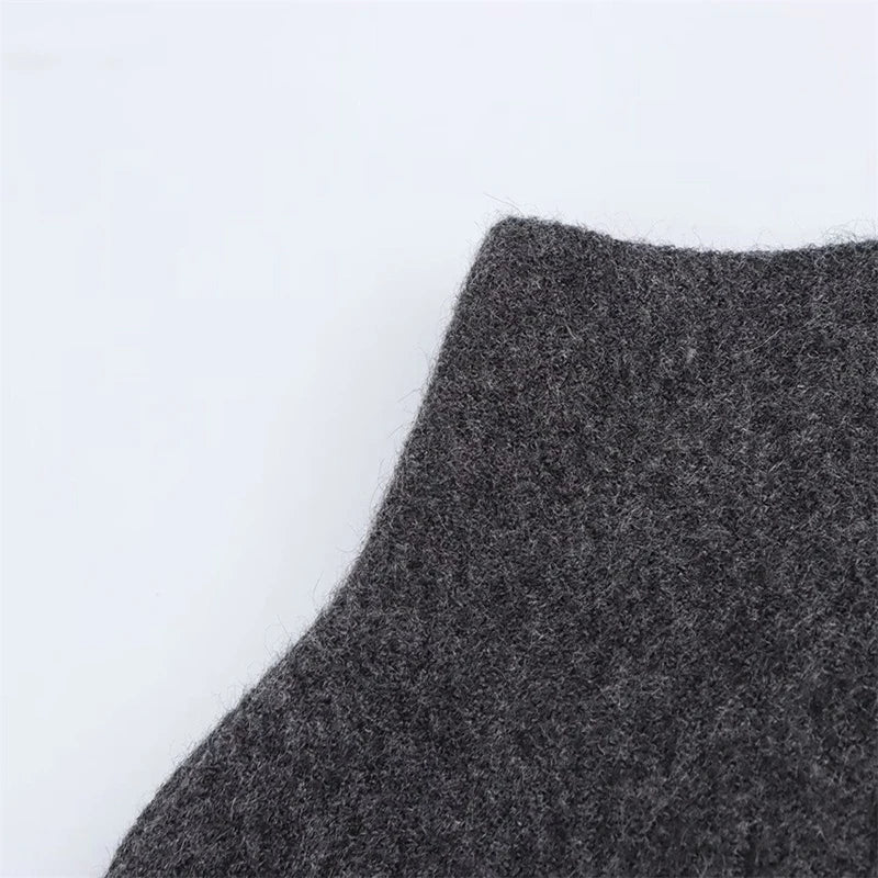 Women's Shawl Wrap Poncho Cape Cardigan Shawls for Fall Winter Spring Loose Stand Collar Asymmetric Knitted Cape Jacket