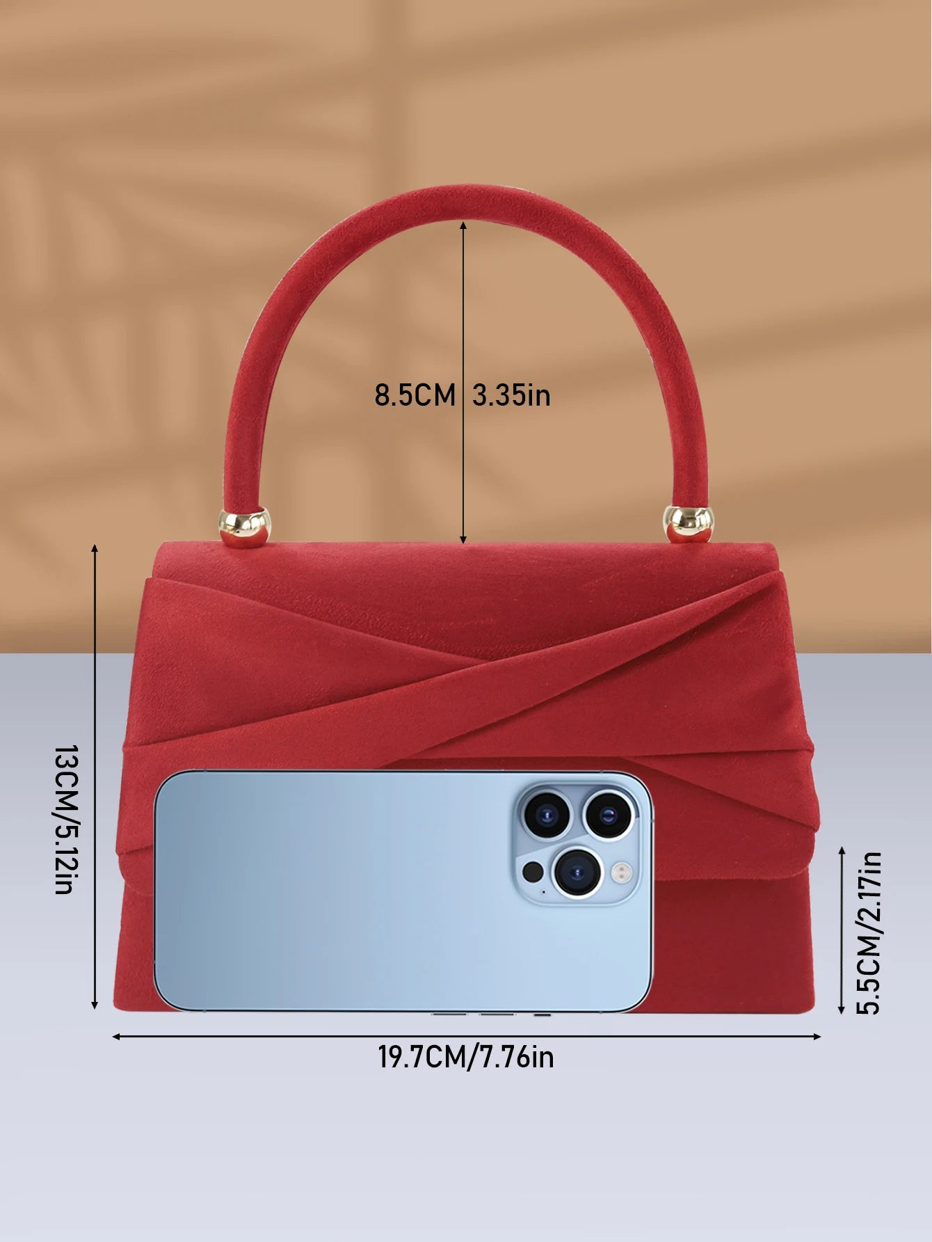 Fashionable and elegant plush design evening bag, trendy and versatile handbag suitable for all occasions, the best gift.