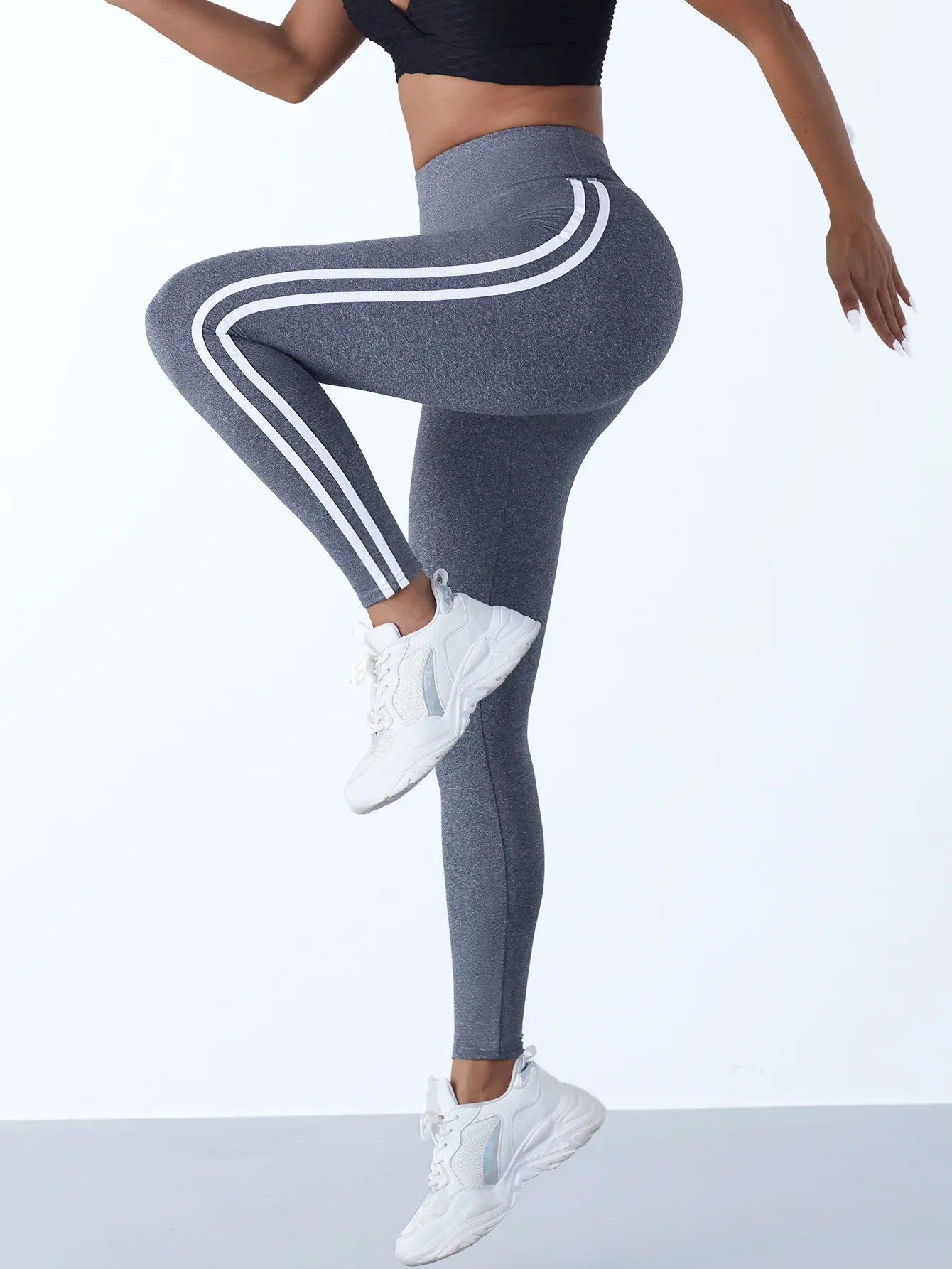 Striped Gym Leggings