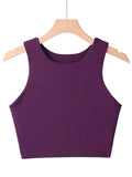 Slim  O-neck  Tanktop