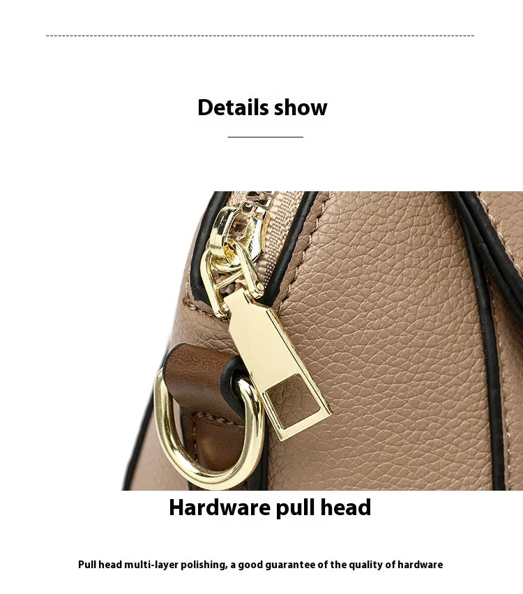 Small PU Crossbody Bags for Women Leather Purse for Ladies Retro Shoulder Handbags for Travel Commute