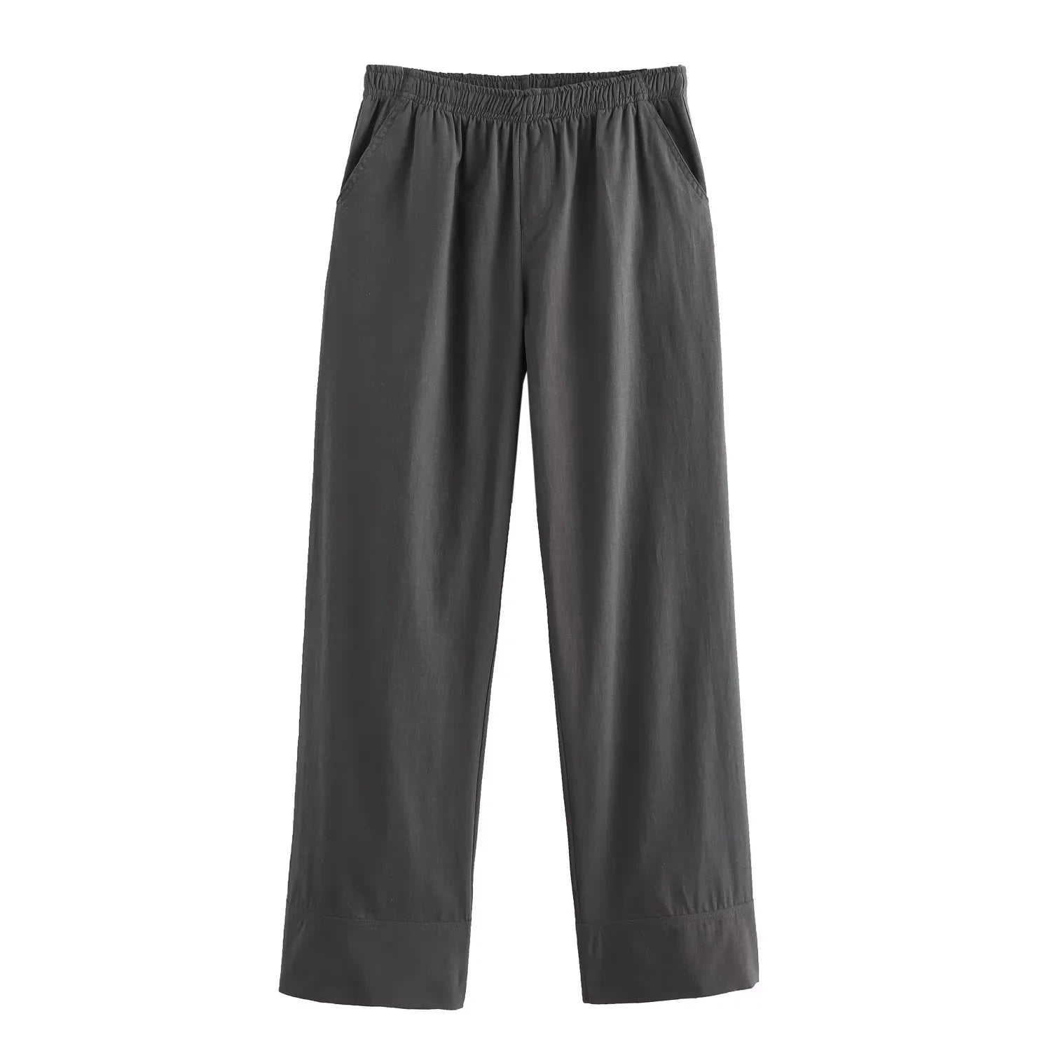 HXAO Woman Pants Set Two Pieces Tied Kimono Long Tops Pajama Baggy Pants Suits Summer Long Sleeve Women's Top And Bottom Set