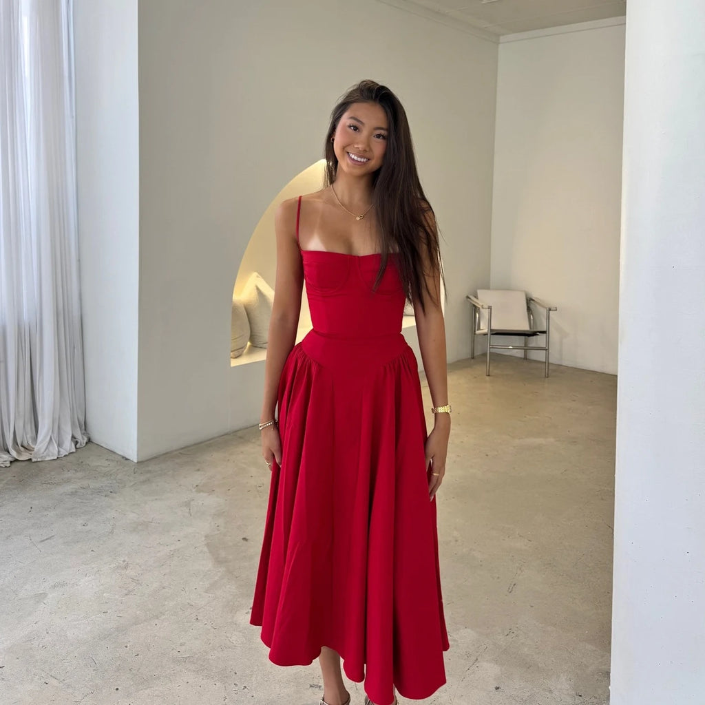 Fit and Flare Midi Dress