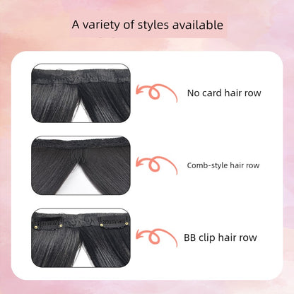 Han Dynasty Micro Oil Hair Pack Wig Set Additional Hair Volume Ancient Costume Style Winding Ring Vertical Ring Modeling Makeup Artist Special Straight Hair Piece