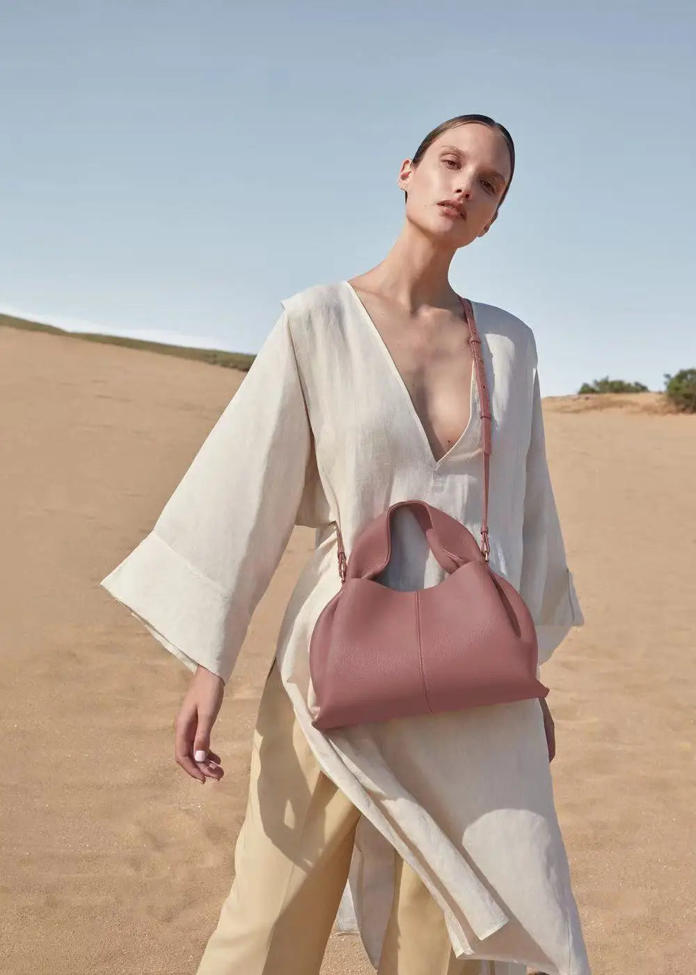 pol cloud bag niche design light luxury french leather handbag one shoulder crossbody fashion women