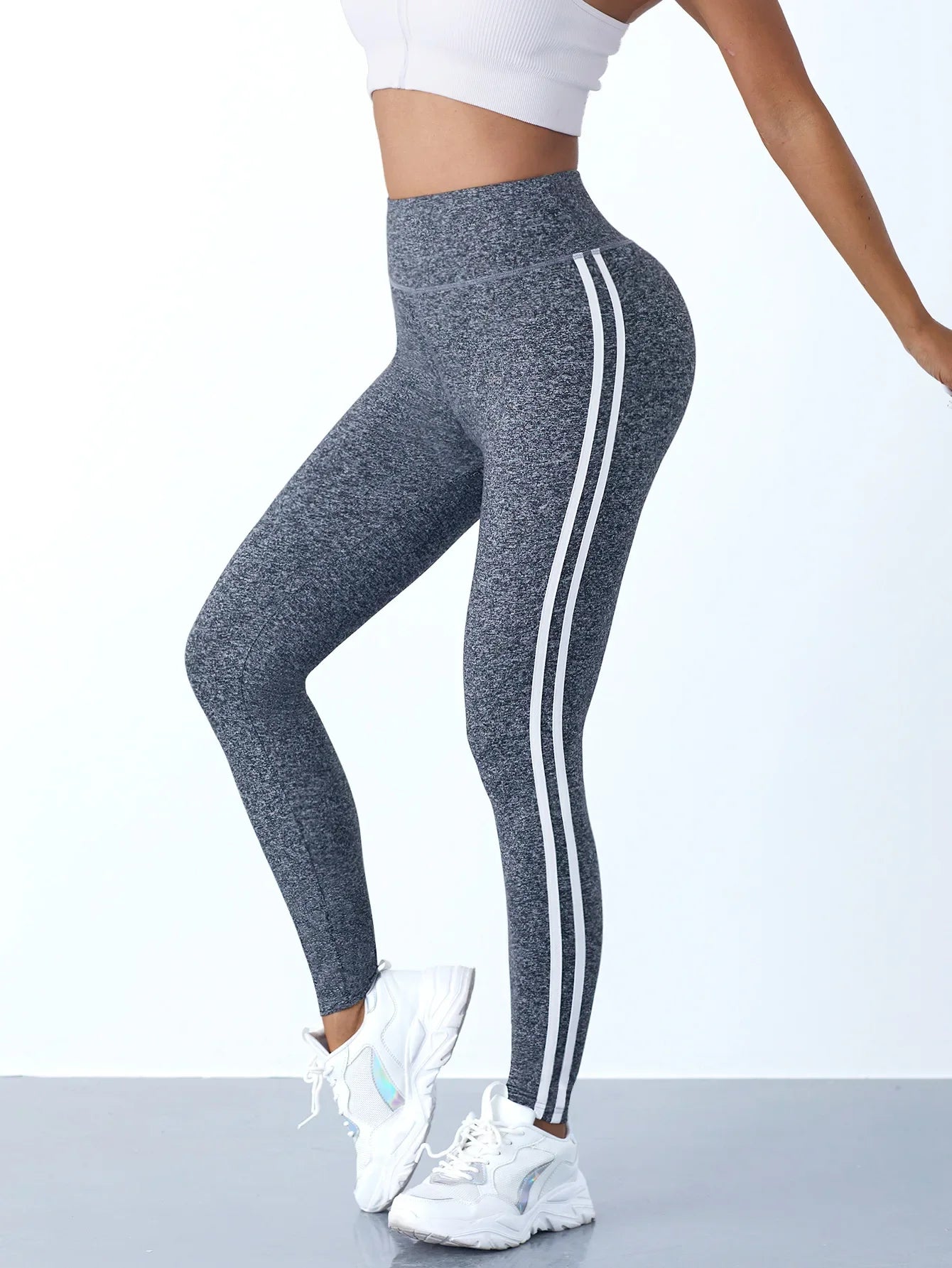 Striped Gym Leggings