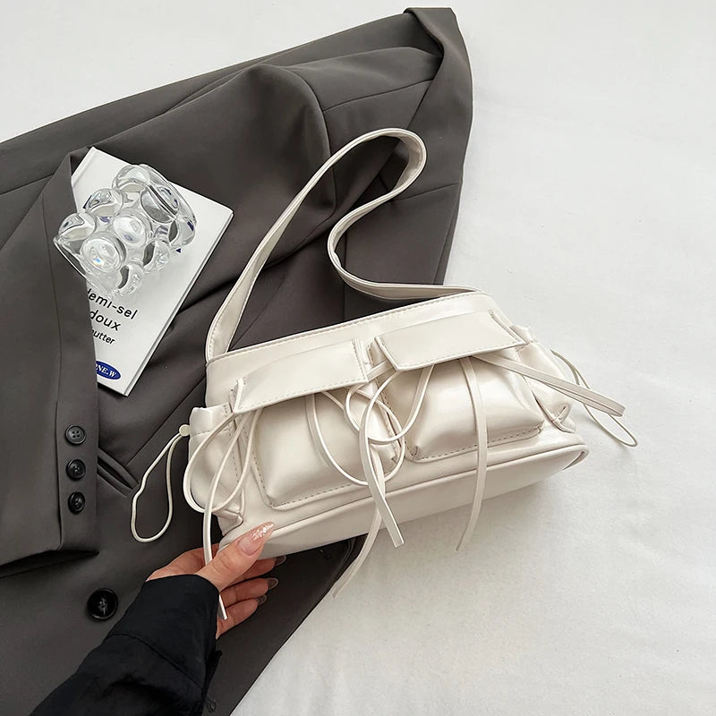 L PU Leather Shoulder Bag