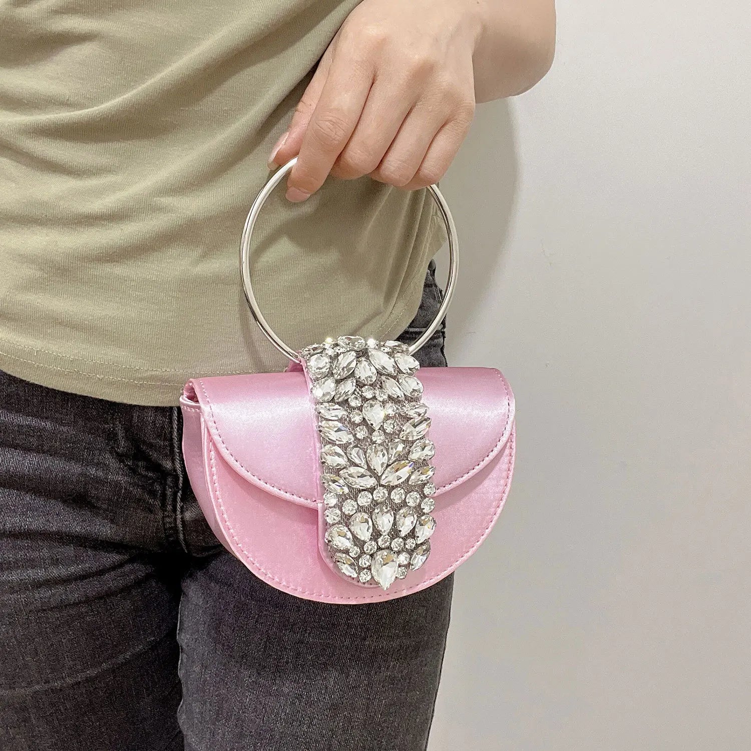 Women Luxury Evening Bags Shiny Rhinestone Clutch Money Purses Fashion Shoulder Bag Handbag Wedding Party Dinner Bag