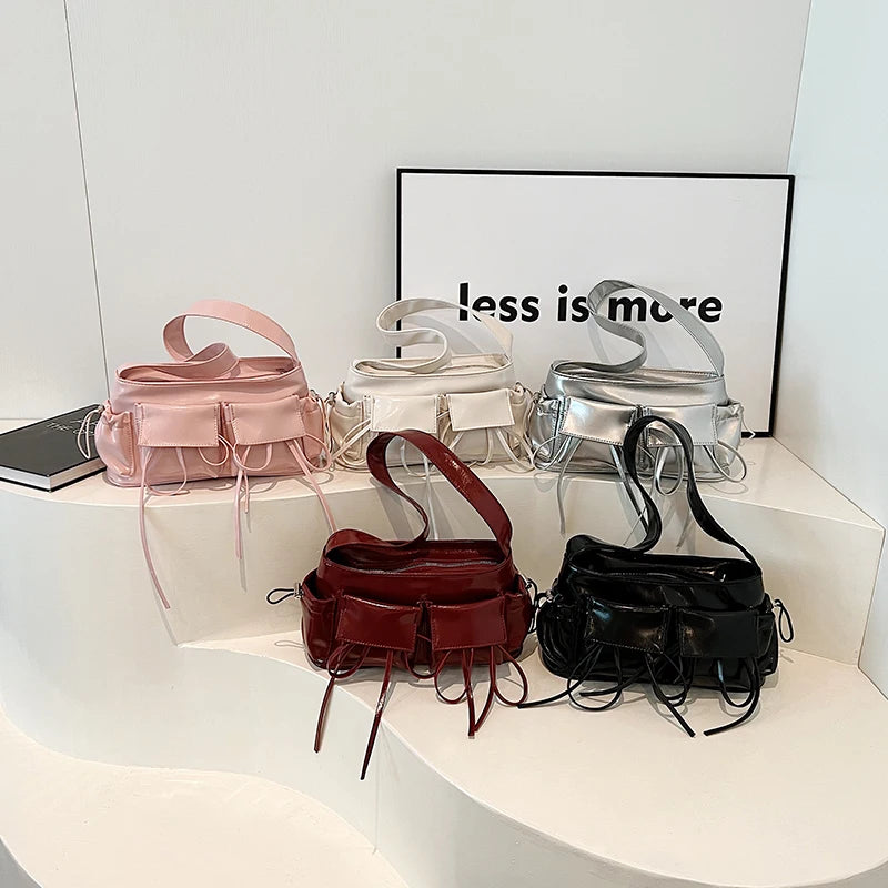 L PU Leather Shoulder Bag