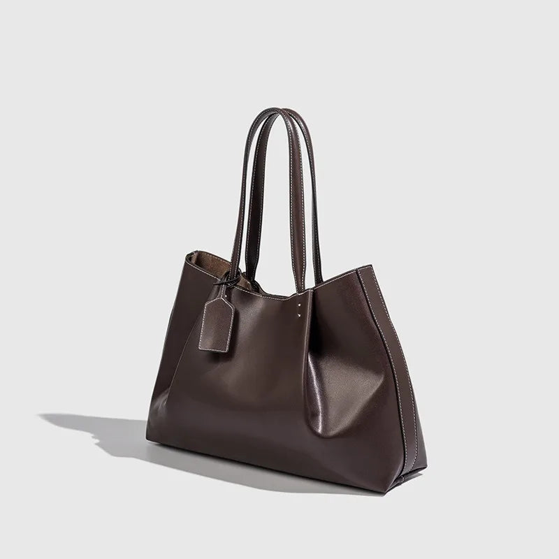 Tote Meal Bag PU Leather Large Capacity Designer Shoulder Bag 2026 New High Quality Crossbody Bags Versatile Practical