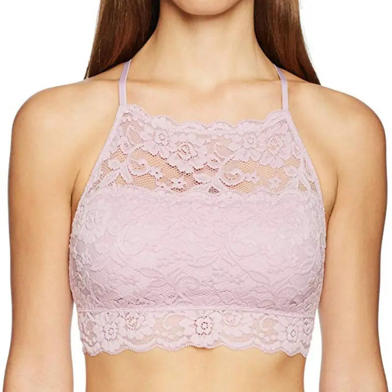 Lace Strap Wrapped Tank Top Women Tube Top Intimates Push Up Tank Beauty Back Sexy Bralette Tops Solid Color